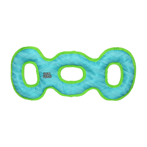 Vip DuraForce Blue 3Way Tug Durable Double Layered Dog Toy Medium/Large Dog