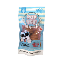 Nothin' To Hide Pup Ice Waffle Cone Strawberry Dog Chew Treat 2 pk