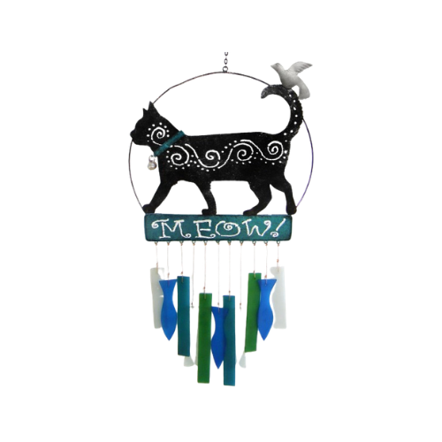 Songbird Essentials Kittie Meow Wind Chime 