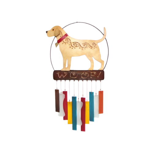 Songbird Essentials Lab Dog Woof Wind Chime 