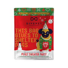Givepet Holiday Pugly Sweater Party Soft Baked Dog Treat 6 oz