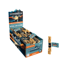 Dogginstix Braided Lamb Collagen Dog Chew 6 in