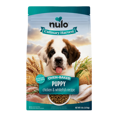 Nulo Culinary Harvest Oven-Baked Chicken & Whitefish Recipe for Puppies 4 lb