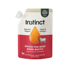 Instinct Human Grade Grass-Fed Beef Bone Broth Wet Dog Food Topper 16 oz