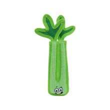 Tuffy's Funny Food Celery Squeaky Plush Dog Toy 