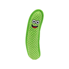 Tuffy's Funny Food Pickle Squeaky Plush Dog Toy 