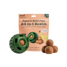 Woof All-In-1 Health Pops Pupsicle Refills Lickable Dog Treats Large