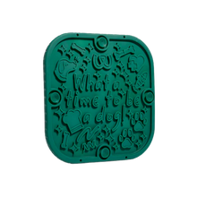 Woof Green Double Sided Slow Feeder Lick FlipMat Large