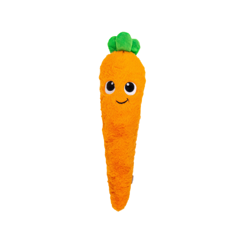 Outward Hound Veggie Palz Carrot Plush Dog Toy 