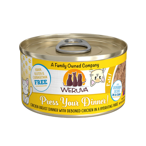 Weruva Classic Cat Pate Press Your Dinner with Chicken Canned Cat Food