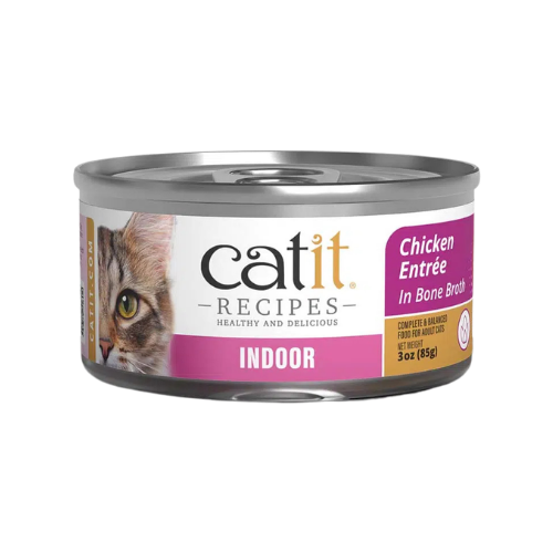 Catit Chicken Entrée in Bone Broth Wet Food for Indoor Cats