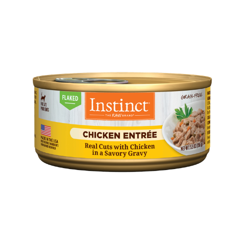 Instinct Flaked Chicken Entrée in Savory Gravy Wet Cat Food