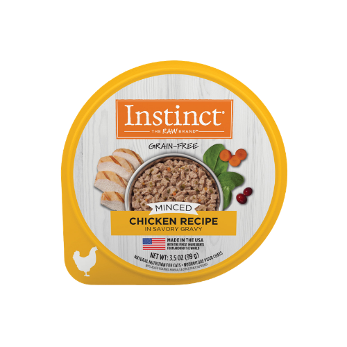 Instinct Minced Real Chicken Recipe in Savory Gravy Wet Cat Food