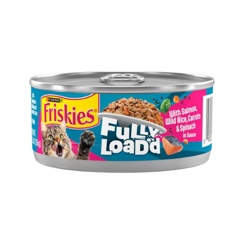 Friskies Fully Load'd Salmon, White Rice, Carrots and Spinach Wet Cat Food