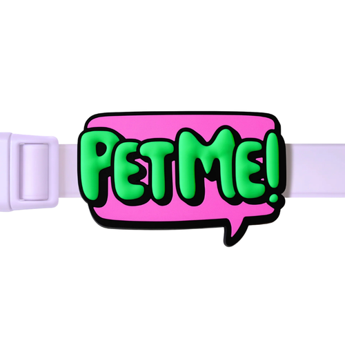 Jibys "Pet Me!" Dog Collar Charm