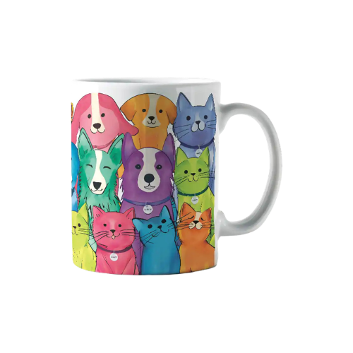 M-pets Pet Family Ceramic Mug 