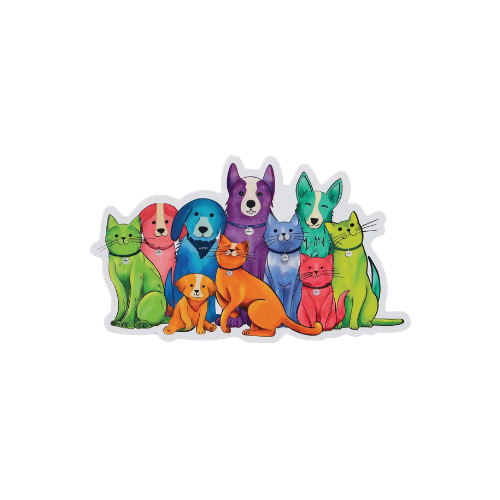 M-pets Pet Family Magnet 