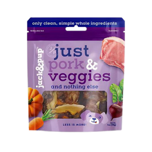 Jack & Pup Just Pork & Veggies Natural Dog Chew Treats 7 oz