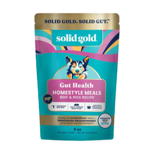 Solid Gold Homestyle Meal Gut Health Beef Dog Food Topper