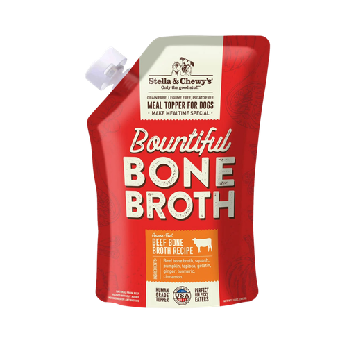 Stella & Chewy's Bountiful Bone Broth Grass-Fed Beef Recipe for Dogs 16 oz