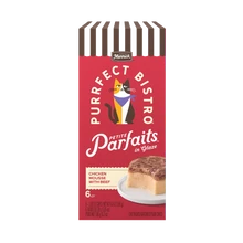 Merrick Purrfect Bistro Petite Parfaits Chicken Mousse with Beef in Glaze Gravy Lickable Cat Treat 6 ct