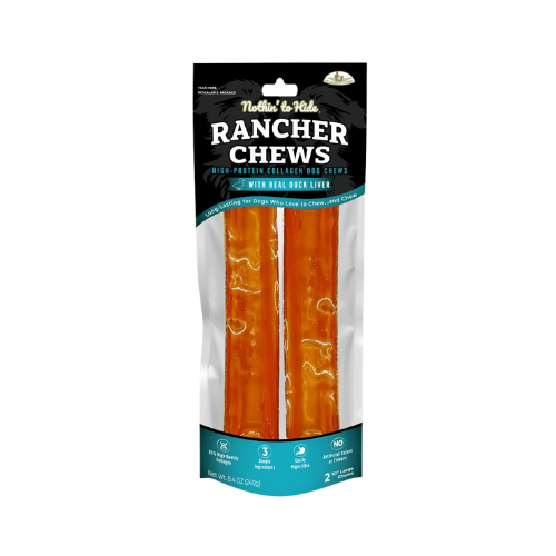 Nothin' To Hide Rancher Chew Duck Dog Chew, 2 pack