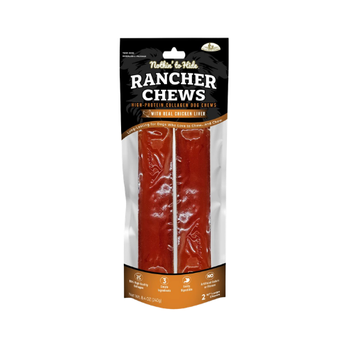 Nothin' To Hide Rancher Chew Chicken Dog Chew, 2 pack