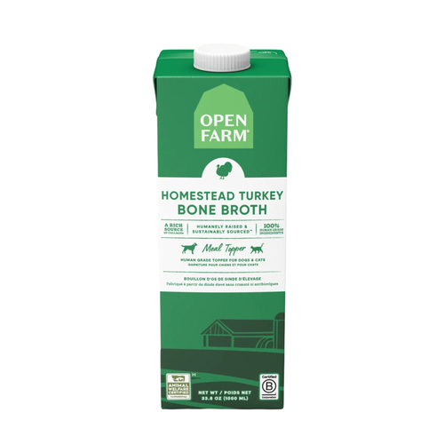 Open Farm Homestead Turkey Bone Broth for Dogs