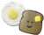 Pawsitively Gourmet Eggs On Toast Dog Cookie 
