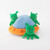 Zippy Paws Aliens In Ufo Spaceship Burrow Dog Toy 