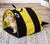 Petrageous Bumble Bee Design Canvas Cat Cave Hideaway 