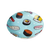 Petrageous Designs Sushi Print Ceramic Stoneware Cat Saucer 2.5 oz