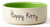 Petrageous Designs Happy Kitty Ceramic Cat Dish, Lime Green 5 in