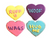 Pawsitively Gourmet Valentine's Day Conversation Heart Dog Cookie 
