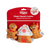 Outward Hound Holiday Ginger Squeak Cookies Plush Dog Toys 3 pk