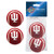 Pets First University of Indiana Hoosiers Tennis Ball Dog Toy, 2 pk 