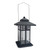 Audubon Black Mission Metal Lantern Wild Bird Mixed Seed Feeder 2 lb