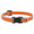 Lupine Orange Diamond Reflective Adjustable Dog Collar