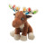 Snugarooz Holiday Marty Moose Plush Dog Toy 8.5 in