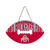 Pets First Ohio State Buckeyes Football Shaped Sign 