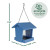 Nature's Way Bird Banquet Recycled Plastic Hopper Wild Bird Feeder 2 qt