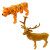 Kole Imports Wild Animal Figurine Child Toys, Assorted 