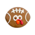 Bosco & Roxy Fall Turkey Football Dog Cookie Treat 