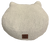 Pet Obsession Gray Boucle Cat Head Pet Bed 20 in