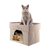 Pet Obsession Collapsible Cat Cave, 17 x 12 x 12 in
