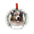 E & S Imports Australian Shepherd Ceramic Holiday Ornament 