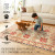 Crystal Art Gallery My Magic Carpet Washable Area Rug- Ottoman Natural 3 x 5 ft