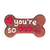 Bosco & Roxy Valentine's Day You're So Fetch Bone Dog Treat Cookie 6 in