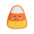 Pet Fringe Studio Halloween Candy Corn Plush Dog Toy 