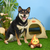 Hugsmart Camping Pups Campfire Dog Toy 